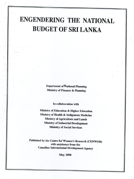 Engendering_the_national_budget_of_srilanka